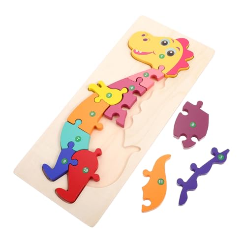 JOINPAYA Tierform Holzpuzzle für Pädagogisches zur Frühen Entwicklung Sicher und Verarbeitet Fördert Geschicklichkeit und Kognitive Fähigkeiten für Kleinkinder und Vorschulkinder von JOINPAYA