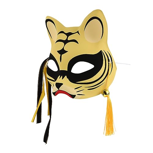 JOINPAYA Tiger Maske Halloween -Masken Halloween-Tiermasken Maskerade Vlies gruselige Halloween-Maske halloween masken halloweenmaske Cosplay-Tigermaske Party-Performance-Maske Plastik von JOINPAYA