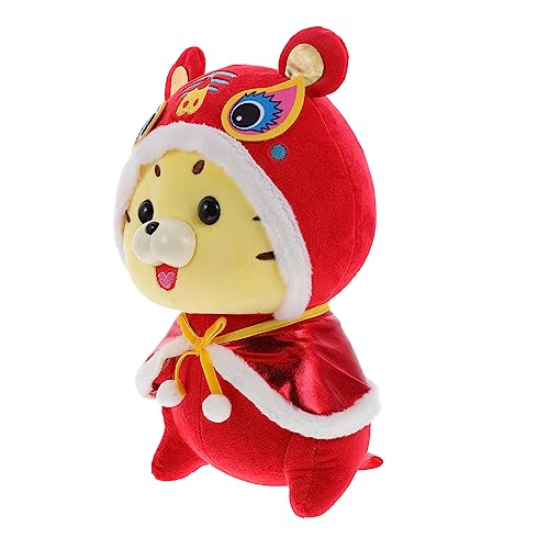 JOINPAYA Tiger Plüsch Puppe plushdoll plüsch Tiger Tigerdekoration Tiger Jahr Tiger Jahr Festdekoration Tigerspielzeug Tigerpuppe Desktop-Puppenverzierung PP Baumwolle rot JOINPAYA Tiger Plüsch Puppe plushdoll plüsch Tiger Tigerdekoration Tiger Jahr Tiger Jahr Festdekoration Tigerspielzeug Tigerpuppe Desktop-Puppenverzierung PP Baumwolle rot von JOINPAYA
