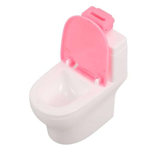 JOINPAYA Toilettenspielzeug Puppen Puppenhaus Puppenhaus Möbel Miniatur Toilettenspielzeug Toilettenpuppe Toilettensimulations Toilettenplastik von JOINPAYA