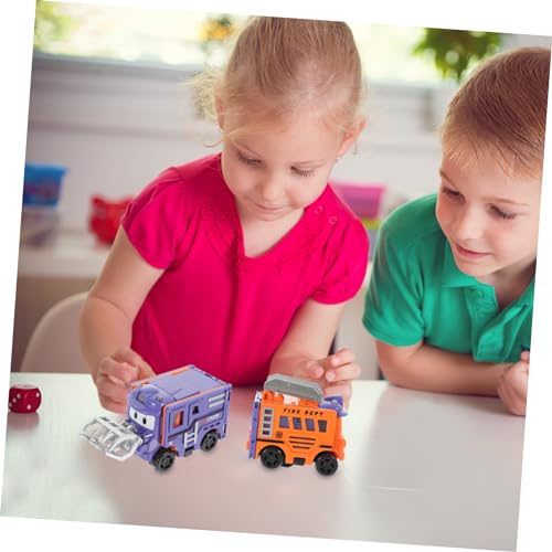 JOINPAYA Transformierbares Kleines Lastwagen für Jungen Kunststoff Konstruktionsfahrzeug mit Doppelter Rückseite Realistische und Ingenieurmodelle Handliche für Kleinkinder Langlebiges von JOINPAYA