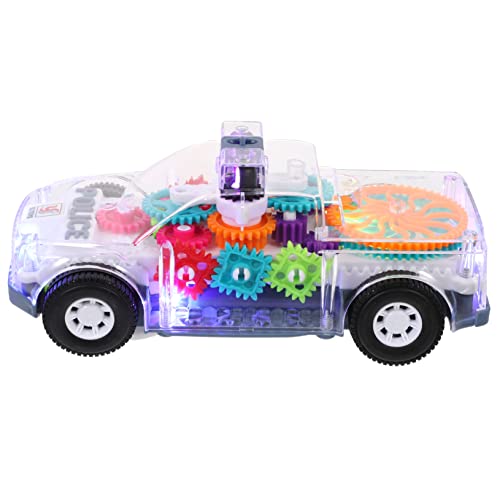 JOINPAYA Interaktives Spielzeugauto Mit Zahnrädern Lernspielzeug Für Kleinkinder -leuchten Bewegliches Spielzeug Für Jungen Und Mädchen Im Alter Von 1–3 Jahren Batteriebetriebenes Auto von JOINPAYA
