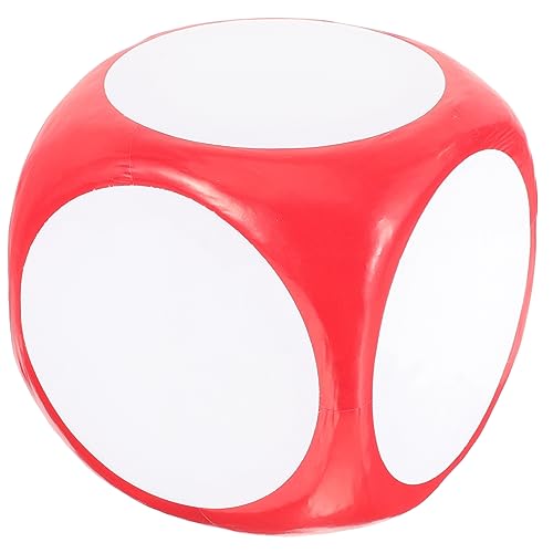 JOINPAYA Spielwürfel Große Spielwürfel Schaumstoffwürfel Beschreibbare Schaumstoffwürfel Blanko-Schaumstoff-puzzlewürfel Lernspielzeug Jungen- Und Mädchenwürfel Löschbare Würfel Rot von JOINPAYA