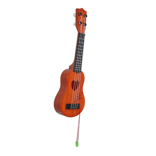 JOINPAYA Ukulele Mädchen-Ukulele Frühes Musikalisches Lernspielzeug Klassische Ukulele-Gitarre Kleine Gitarre Musikinstrument Kinderukulele Für Jungen Holz Orange von JOINPAYA