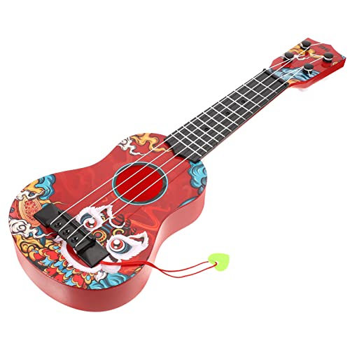 JOINPAYA Ukulele Musikinstrumente Für Kleinkinder Kleinkindgitarre Musikinstrumente Für Gitarren Für Ukulele Für Imitationsgitarre Kindergitarre Kindergitarre Rot von JOINPAYA