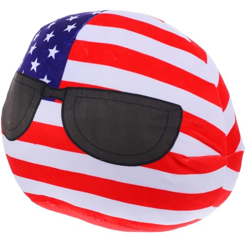 JOINPAYA Unabhängigkeitstag Kissen Flauschiger Dekokissen mit Amerikanischer Flagge als Kreative Geschenkidee für Patriotische Feiertage für Couch Bett und Büro von JOINPAYA