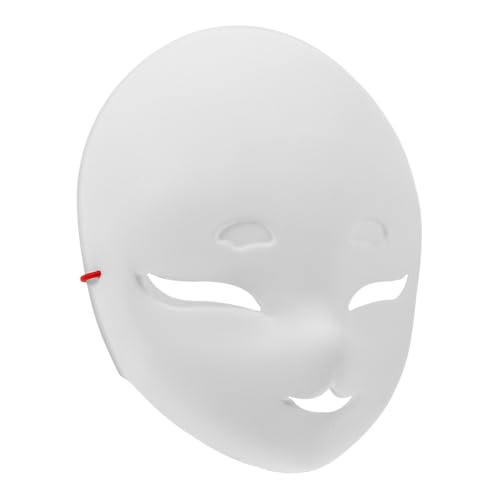 JOINPAYA Unbemalte Weiße PVC Fox Maske zum Bemalen Leichte DIY Tiergesichts Masquerade Maske für Kostümparty Karneval Bühnenauftritte und Kreative Gestaltung von JOINPAYA