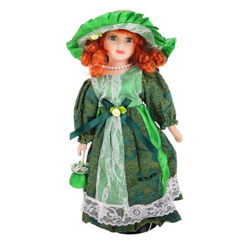 JOINPAYA Viktorianische Keramikkunstpuppe Aus Vintage Puppenhaus Dekoration Retro Puppenornament Für Stilvolle Wohnräume von JOINPAYA