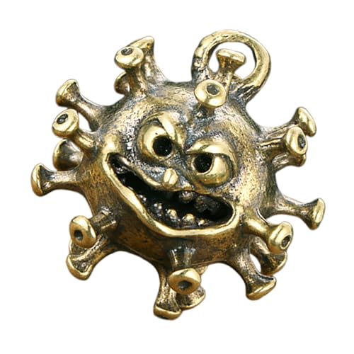 JOINPAYA Virusornament Aus Messing Messingtiere Anhänger Für Die Schmuckherstellung DIY-Figuren Messingstatue Glücksstatuen Messingverzierung Messingfigur Winzige Reize Kupfer Golden von JOINPAYA