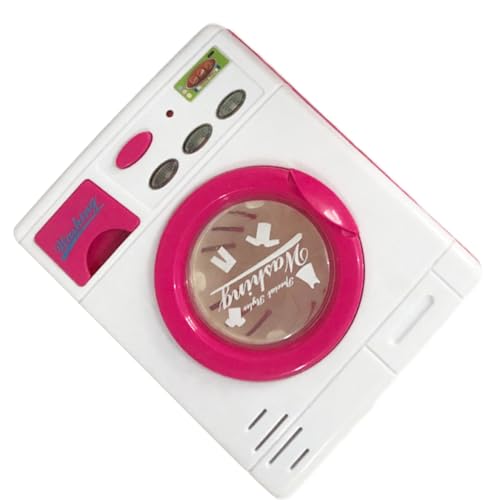 JOINPAYA Waschmaschine Toys mädchen Toy for The Teachers mit Soundeffekt Kleinkinder Spielhaus Rosa von JOINPAYA