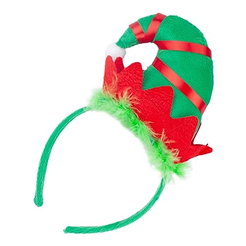 JOINPAYA Weihnachtlicher Elfen Haarreifen Grünes Weihnachtsmütze Haarband Für Cosplay Und Festliche Anlässe Niedliches Weihnachts Haaraccessoire Für Partys Und Feiern von JOINPAYA