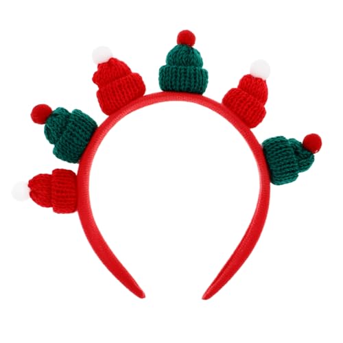 JOINPAYA Weihnachts mütze Stirnband Erwachsene Kopfbedeckung Mädchen LED Elf klein weihnachtsgeschenk weihnachtsdekoration weihnachtsstirnband Weihnachtshaarband Frohes neues Stirnband Garn von JOINPAYA