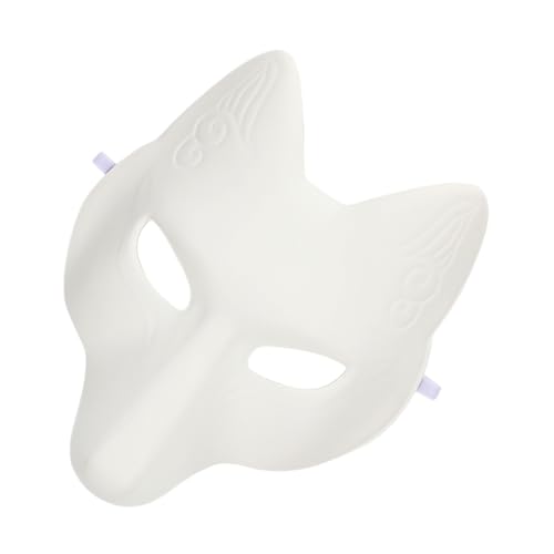 JOINPAYA Weiße DIY Fuchsmaske zum Bemalen Leere Halloween Maske für Erwachsene Handbemalbare Bastelmaske für Kostümparty Fasching Karneval und Kreative Familienzeit JOINPAYA Weiße DIY Fuchsmaske zum Bemalen Leere Halloween Maske für Erwachsene Handbemalbare Bastelmaske für Kostümparty Fasching Karneval und Kreative Familienzeit von JOINPAYA