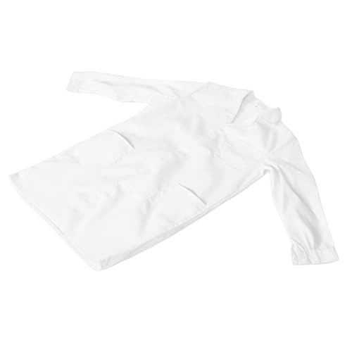 JOINPAYA Weißer Laborkittel Langärmlig aus Polyester Baumwoll Mischung mit Knopfsaum Bequemer Arztkittel für Jungen Mädchen Wissenschaftler Kostüm Atmungsaktiv für Rollenspiele und JOINPAYA Weißer Laborkittel Langärmlig aus Polyester Baumwoll Mischung mit Knopfsaum Bequemer Arztkittel für Jungen Mädchen Wissenschaftler Kostüm Atmungsaktiv für Rollenspiele und von JOINPAYA