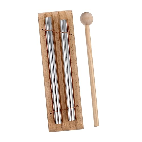 JOINPAYA Windglotzrohr Schlaginstrumente für Kleinkinder Glockenspiel Musikinstrumente Kinderspielzeug Chime Musikunterrichtswerkzeuge für Glockenspiel-Instrument Schlagzeug Holz von JOINPAYA