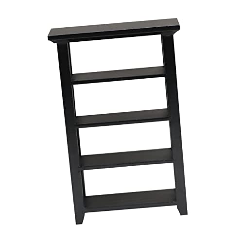 JOINPAYA Winziges Bücherregal-Modell Mini - Mini -bücherregal Miniatur -bücherregal Mini-blumenständer Miniatur-blumentopfständer Miniaturmöbel Mini- -Display-bücherregal Holz Black JOINPAYA Winziges Bücherregal-Modell Mini - Mini -bücherregal Miniatur -bücherregal Mini-blumenständer Miniatur-blumentopfständer Miniaturmöbel Mini- -Display-bücherregal Holz Black von JOINPAYA