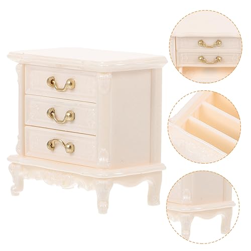 JOINPAYA Miniatur-puppenhausmöbel Miniatur-Schrank Wohnzimmer Kleiner Schrank Mini-möbelschmuck Kunststoff Miniatur-Schlafzimmer-Accessoire von JOINPAYA