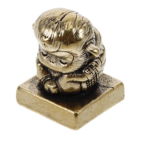 JOINPAYA Messing Affenstempel Als Dekoration Alter Kunsthandwerk-Stempel Für Sammler Und Büro Hochwertiger Brass Monkey Stempel Als Kulturelles Artefakt Nostalgisches Design JOINPAYA Messing Affenstempel Als Dekoration Alter Kunsthandwerk-Stempel Für Sammler Und Büro Hochwertiger Brass Monkey Stempel Als Kulturelles Artefakt Nostalgisches Design von JOINPAYA