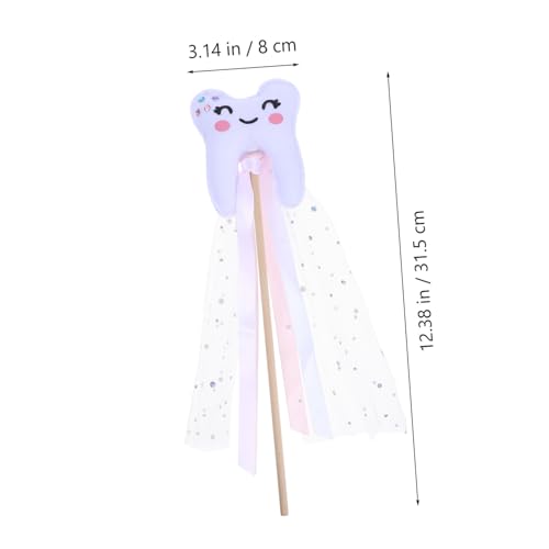 JOINPAYA Zahnförmiger Feenstab für Mädchen mit Band Einzigartiges Design Vielseitiger Zauberstab für Kostüm Party Bühnenauftritte Dekoratives Rosa Fairy Stick JOINPAYA Zahnförmiger Feenstab für Mädchen mit Band Einzigartiges Design Vielseitiger Zauberstab für Kostüm Party Bühnenauftritte Dekoratives Rosa Fairy Stick von JOINPAYA