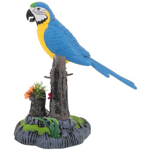 JOINPAYA Zwitschernder Papagei Vogelspielzeug Realistische Sich Bewegende Elektrische Vögel Auf Statue Lebensechte Geräusche Bewegungssensor Schnabel Haustier JOINPAYA Zwitschernder Papagei Vogelspielzeug Realistische Sich Bewegende Elektrische Vögel Auf Statue Lebensechte Geräusche Bewegungssensor Schnabel Haustier von JOINPAYA