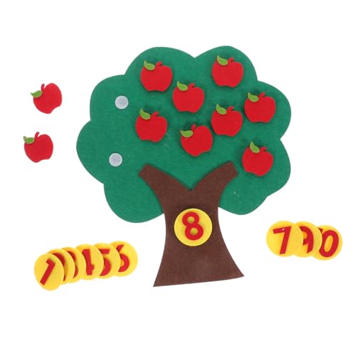 JOINPAYA aus Vliesstoff Zahlen Lernspielzeug für Kindergarten Kognitives Zuordnungsspiel Pädagogisches Zählspiel für Wiederverwendbares Mathematik Lernset JOINPAYA aus Vliesstoff Zahlen Lernspielzeug für Kindergarten Kognitives Zuordnungsspiel Pädagogisches Zählspiel für Wiederverwendbares Mathematik Lernset von JOINPAYA