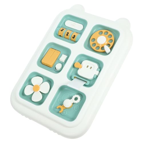 JOINPAYA beschäftigtes Brettspielzeug kinderspielzeug - Entwicklungsspielzeug - Montessori - Lernspielzeug Platine für beschäftigt Bord pp Green von JOINPAYA