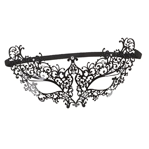 JOINPAYA eiserne Maske Halloween- Halloweenkostüm Kostüm schwarze Masken halloween costume halloween kleidung Party-Performance-Maske Gesichtsmaske aus Metall Eisen Black von JOINPAYA