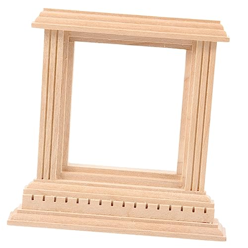 JOINPAYA holzspielzeug holzspielsachen Desktop-Dekoration Dollhouse Furniture Desk Decoration Miniaturmöbel mach es Mini Mini-Essen Möbelzubehör Mini-Ornament Feenfenster hölzern von JOINPAYA