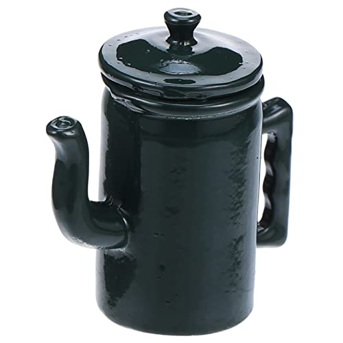 JOINPAYA puppenhaus wasserkocher Puppenhaus-Kaffeekannen Puppenhaus-Miniatur kaffeekännchen Coffee Pot Mini-Modell Puppenhaus Wassertopf Miniaturmodell Einer Kaffeekanne Legierung von JOINPAYA
