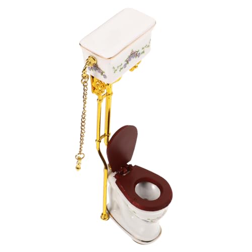 JOINPAYA Miniatur-puppenhaus-zubehör – Realistische Keramiktoilette Für Rollenspiele von JOINPAYA