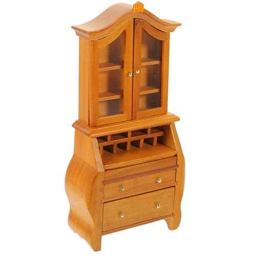 JOINPAYA weinachts geldgeschenke Weihnachten puppenstubenmöbel Artikel Schwanenhalsbehälter Netz bücherregal puppenhaus Miniaturmöbel und Accessoires winzige Hausdekorationen Holz von JOINPAYA