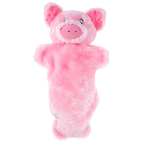 Schweinchen Handpuppe Schweinepuppe Handpuppe Zum Geschichtenerzählen Handpuppe Zum Geschichtenerzählen Dekoratives Handspielzeug DIY Schweinespielzeug Rosa Plüsch JOINPAYA von JOINPAYA