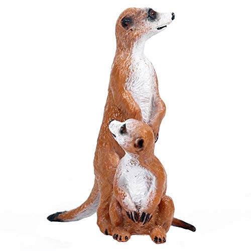 FLORMOON Mungo Figuren Realistische Tierfigur Frühe Pädagogische Spielzeug Wissenschaftsprojekt Weihnachten Geburtstag Geschenk für Kinder von JOKFEICE