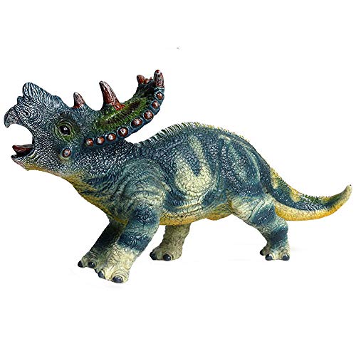 FLORMOON Weiche Pachyrhinosaurus-Figur, realistische Tierfiguren, frühes pädagogisches Dinosaurier-Spielzeug, Wissenschaftsprojekt, Weihnachten, Geburtstag, Kuchenaufsatz für Kinder und Kleinkinder von JOKFEICE