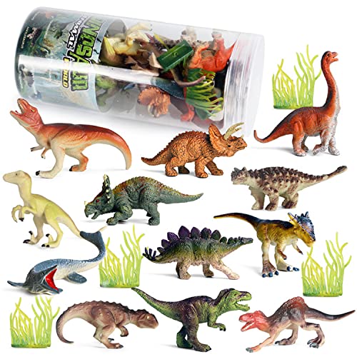 JOKFEICE 12 Stück Dinosaurier-Spielzeug, realistische Dinosaurier-Figuren, pädagogisches Spielzeug, Osterei-Füller, Cupcake-Topper, Kinderzimmer-Dekorationen JOKFEICE 12 Stück Dinosaurier-Spielzeug, realistische Dinosaurier-Figuren, pädagogisches Spielzeug, Osterei-Füller, Cupcake-Topper, Kinderzimmer-Dekorationen von JOKFEICE