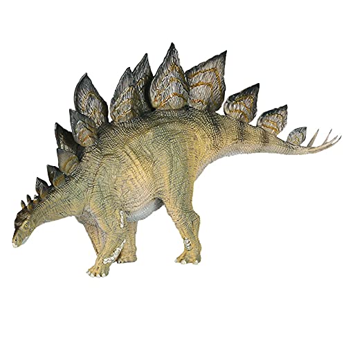 JOKFEICE Dinosaurier Spielzeug Realistische Große Stegosaurus Dinosaurier Figuren, Wissenschaftsprojekt, Lernspielzeug, Geburtstagsgeschenk, Kuchenaufsatz für Kinder von JOKFEICE