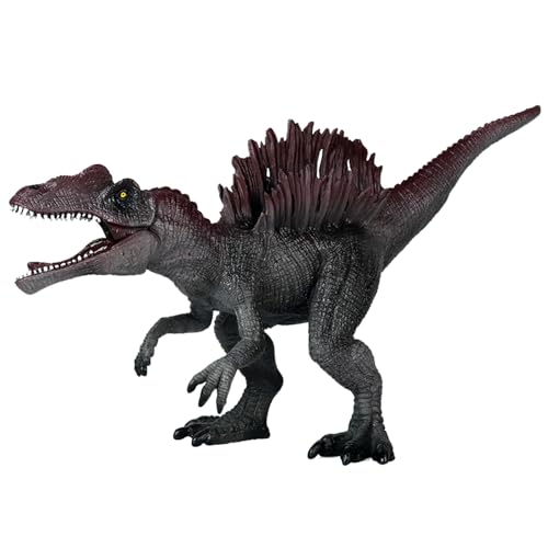 JOKFEICE Dinosaurier Spielzeug Realistische Trifin Spinosaurus Figuren für Wissenschaftsprojekt, Lernspielzeug, Weihnachten Geburtstag Kuchen Topper für Kinder (Lila), FLM-11845 von JOKFEICE