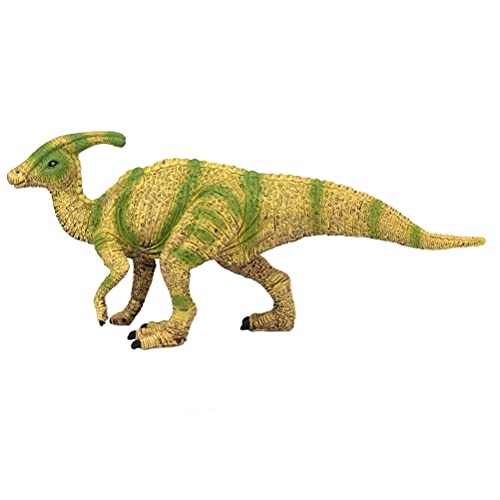 JOKFEICE Dinosaurier Toys Realistische Vinyl-Parasaurolophus Dinosaurier Figuren mit Sound, Wissenschaftsprojekt, Lernspielzeug, Geburtstagsgeschenk, Kuchenaufsatz für Kinder von JOKFEICE