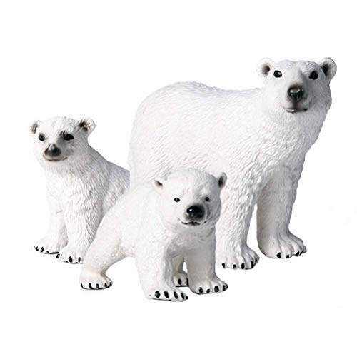 JOKFEICE Eisbär Figur - 3 Stück Realistisch Tierfiguren - Lernspielzeug Weihnachten Geburtstag Geschenk Cake Topper Lehrer Belohnungen Weihnachten Geburtstagsgeschenk für Kinder JOKFEICE Eisbär Figur - 3 Stück Realistisch Tierfiguren - Lernspielzeug Weihnachten Geburtstag Geschenk Cake Topper Lehrer Belohnungen Weihnachten Geburtstagsgeschenk für Kinder von JOKFEICE