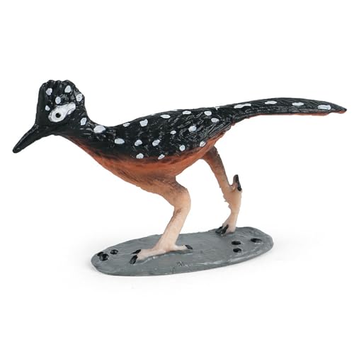 JOKFEICE Vogel-Figuren: realistischer Rennkuckuck, Feengarten-Zubehör, Lernspielzeug für Weihnachten & Geburtstag, Tortenaufsatz für Kleinkinder von JOKFEICE