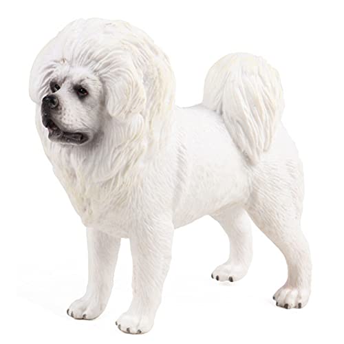 JOKFEICE Tibetische Mastiff-Hundefigur, realistisches weißes Actionmodell, dekoratives Lernspielzeug, Kuchendekoration, Geschenk für Kleinkinder und Kinder JOKFEICE Tibetische Mastiff-Hundefigur, realistisches weißes Actionmodell, dekoratives Lernspielzeug, Kuchendekoration, Geschenk für Kleinkinder und Kinder von JOKFEICE