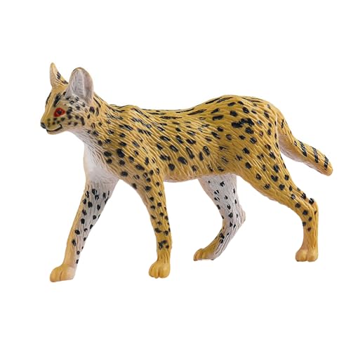 JOKFEICE Tierfiguren: realistischer afrikanischer Serval, Feengarten-Zubehör, Lernspielzeug für Weihnachten & Geburtstag, Tortenaufsatz für Kinder JOKFEICE Tierfiguren: realistischer afrikanischer Serval, Feengarten-Zubehör, Lernspielzeug für Weihnachten & Geburtstag, Tortenaufsatz für Kinder von JOKFEICE