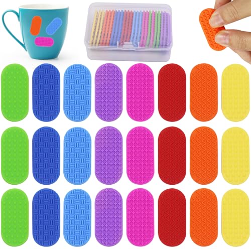 24 Stück Fingerspitzen-Antistress Spielzeug, Sensory Toys mit Pflastern, Dekompressionsspielzeugen für Kinder, Fidget Toy, emotionaler Stressabbau, Silikonmaterial, geeignet für Büro, Schule, Kinder 24 Stück Fingerspitzen-Antistress Spielzeug, Sensory Toys mit Pflastern, Dekompressionsspielzeugen für Kinder, Fidget Toy, emotionaler Stressabbau, Silikonmaterial, geeignet für Büro, Schule, Kinder von JOKILY