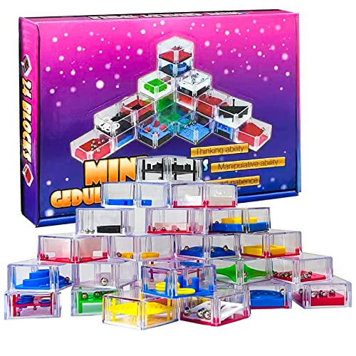 24 Stück Geduldsspiele Mini Denkspiel Lernspielzeug, Geduldsspiel Kinder Geschicklichkeitsspiel, Mini Denkspiel Knobelspiel, Geduld Spiel Mitgebsel, Geschicklichkeitsspiel für Kinder Erwachsene 24 Stück Geduldsspiele Mini Denkspiel Lernspielzeug, Geduldsspiel Kinder Geschicklichkeitsspiel, Mini Denkspiel Knobelspiel, Geduld Spiel Mitgebsel, Geschicklichkeitsspiel für Kinder Erwachsene von JOKILY