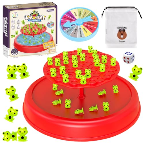 JOKILY Balance Spiel Brettspiele,Frosch Balance Zählspielzeugwaage, Astronaut Balance Brettspiel,Zählen und Rechnen Lernspielzeug, Kinderspielzeug Geschenk für Jungen Mädchen Geburtstag ab 3 Jahre (A) von JOKILY