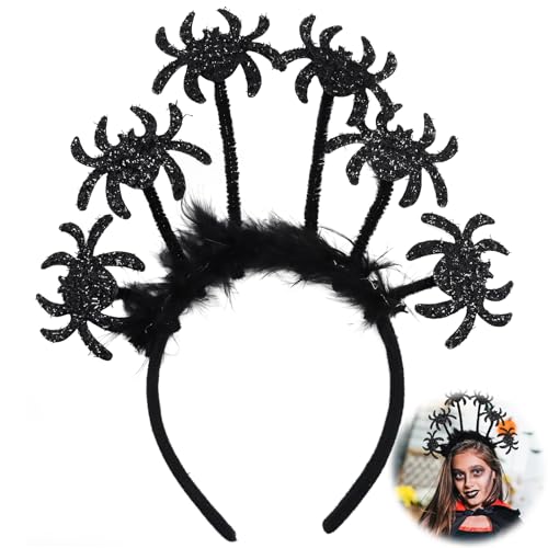 JOKILY Halloween Haarreif Set,Halloween Haarreifen, Fledermaus Haarreifen mit Glitzereffekt,Halloween Haarschmuck,Fledermaus Haarband Accessoires für Karneval Cosplay Party Maskerade Requisite von JOKILY