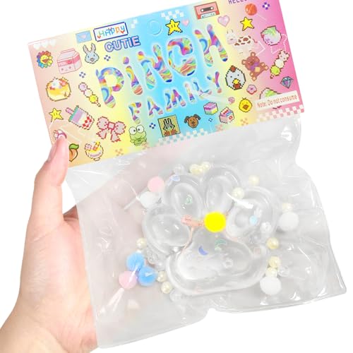 Cat Paw Squeeze Toy, Squishy Paw, Katzenpfoten Spielzeug, Süße Katzenpfoten Quetschspielzeuge, Katzenpfoten Quetschspielzeug mit Bällen Lustig Anti Stress Angst Relief für Kinder Erwachsene von JOKILY