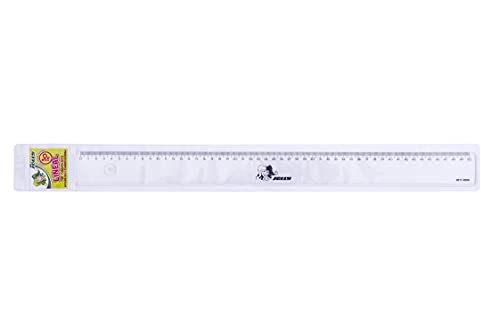 JOLLY Standard-Lineal, 50 cm, transparent, stabil, aus Kunststoff, für Schule, Zeichnen, Messen, Basteln, ideal für Technik, Werkunterricht, Lange Linien JOLLY Standard-Lineal, 50 cm, transparent, stabil, aus Kunststoff, für Schule, Zeichnen, Messen, Basteln, ideal für Technik, Werkunterricht, Lange Linien von JOLLY