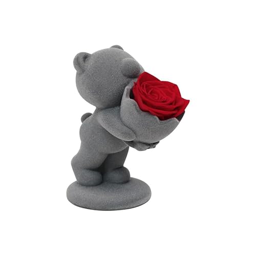 JOME Teddybär mit ewiger Rose in Geschenkbox – romantisches Detail für Damen – Ideal zum Jahrestag, Geburtstag oder Valentinstag JOME Teddybär mit ewiger Rose in Geschenkbox – romantisches Detail für Damen – Ideal zum Jahrestag, Geburtstag oder Valentinstag von JOME