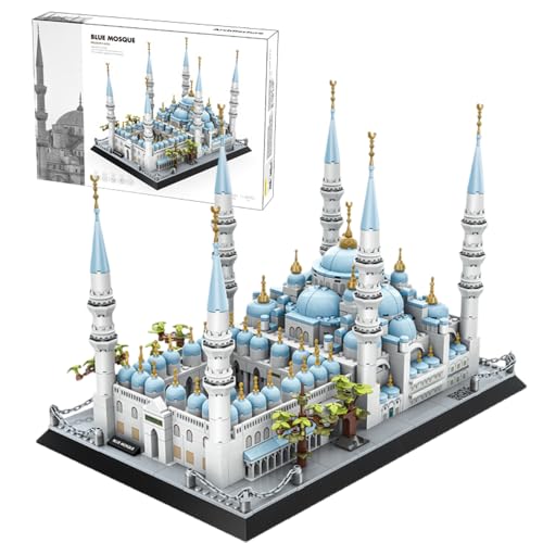 JOMIOD Blaue Moschee Bausteine Architektur Modell, 1129 Klemmbausteine Haus Bausteine Bausatz, Modular Building Konstruktionsspielzeug, Architektur Baustein Modell MOC Haus für Kinder Erwachsene JOMIOD Blaue Moschee Bausteine Architektur Modell, 1129 Klemmbausteine Haus Bausteine Bausatz, Modular Building Konstruktionsspielzeug, Architektur Baustein Modell MOC Haus für Kinder Erwachsene von JOMIOD
